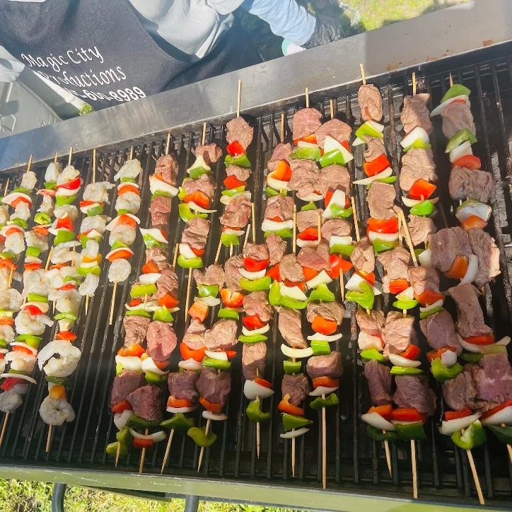 Live grill